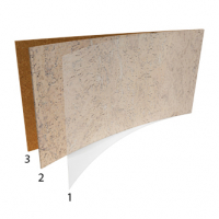 Конструкция настенной пробки Wicanders