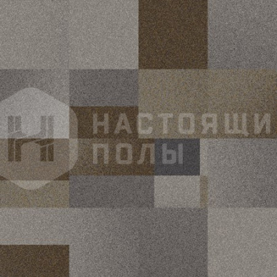 Ковровая плитка Ege Highline 630 Gradient Block Grey, 240 x 960 мм