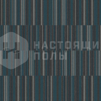 Ковровая плитка Ege Highline 1100 Hemp Lines Blue, 960 x 960 мм