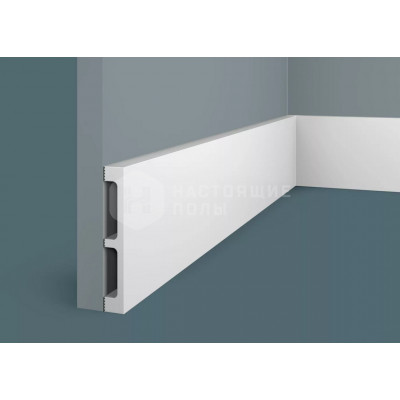 Белый плинтус Cosca Decor PX049 под покраску, 2000*99*15 мм Белый плинтус Cosca Decor PX049 под покраску, 2000*99*15 мм