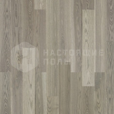 Ясень 4 Story Slate Grey брашированный однополосный, 1116*138*14 мм