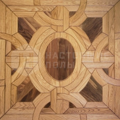 Милано Дуб / Американский Орех, брашированный, уф масло, 600*600*15 мм