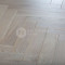 Паркет английская елка Lab Arte Дуб Селект Concrete лак, 500*125*14 мм