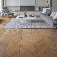 Дуб Риволи Рустик брашированный под матовым лаком, 500*90*16 мм