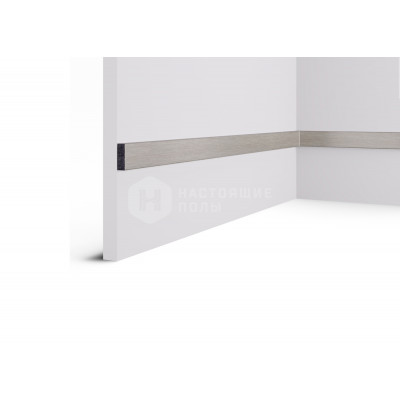 Настенная рейка Cosca Decor RX010-055 Платина матовая, 3000*30*10 мм Настенная рейка Cosca Decor RX010-055 Платина матовая, 3000*30*10 мм