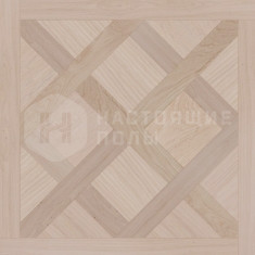 1143-1842-10 Дуб Акварельный белый Версаль Селект энд Бэттер шелковое масло ультраматовое, 635*635*19.05 мм