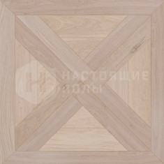 1144-1842-10 Дуб Акварельный белый Трианон Селект энд Бэттер шелковое масло ультраматовое, 635*635*19.05 мм