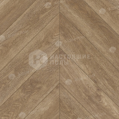 SPC плитка замковая французская елочка Alpine Floor Chevron ECO 18-5 Макадамия, 600*127*5 мм