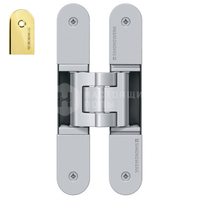 Скрытая петля Simonswerk Tectus TE 340 3D латунь полированная