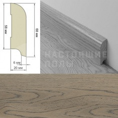 2186-1230 Дуб Скалистый Риф шелковое масло, 2100*68*20 мм