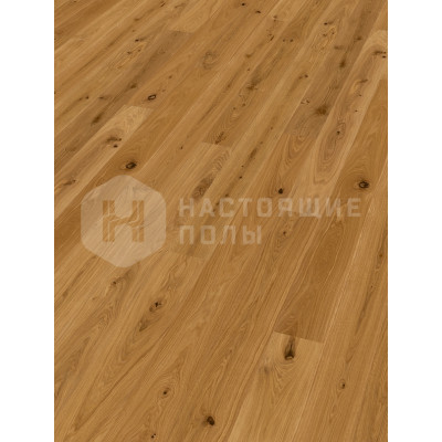 Паркетная доска Scheucher Parkett Woodflor 222 Valletta 27359 Дуб Астиг Акцент брашированный под натуральным маслом однополосный, 2200*222*14 мм