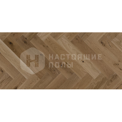 Паркет Елочка Barlinek Pure Classico line 1WJ000005 Дуб Toffee брашированный, 725*130*14 мм