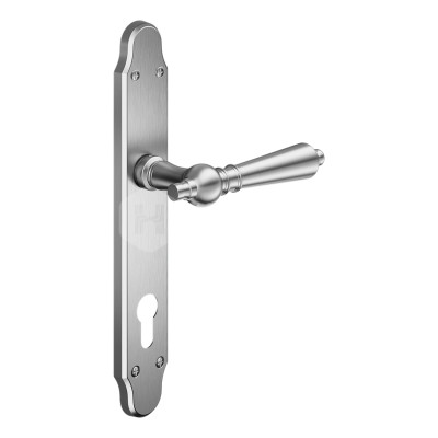 Дверная ручка на планке с отверстием под цилиндр dnd Bruxelles 360Y OCS Дверная ручка на планке с отверстием под цилиндр dnd Bruxelles 360Y OCS