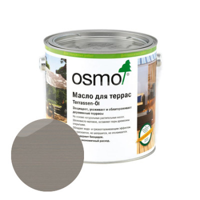 Масло для террасной доски Osmo Terrassen-Ole 019 Серый (0.125л) Масло для террасной доски Osmo Terrassen-Ole 019 Серый (0.125л)