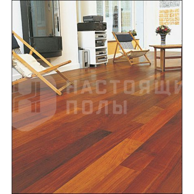 Массивная доска Design Parquet Exotic Ипе, 400-1800*140*20 мм