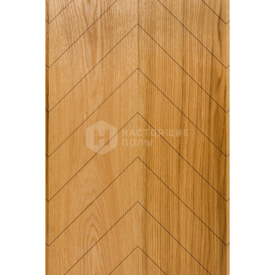 Паркет Елочка mafi C019BKN240024016 Дуб Чистый Carving Chevron I брашированный под маслом, 2400*240*16 мм