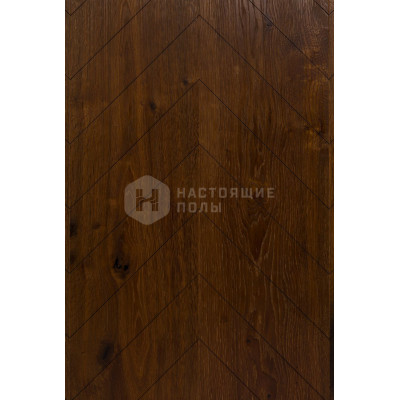 Паркет Елочка mafi C021BKN240024019 Дуб Vulcano Carving Chevron I брашированный под маслом, 2400*240*19 мм